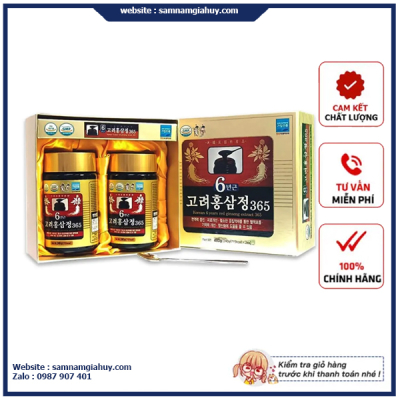 Cao Hồng Sâm 365 Hàn Quốc Hộp 240g x 2 lọ