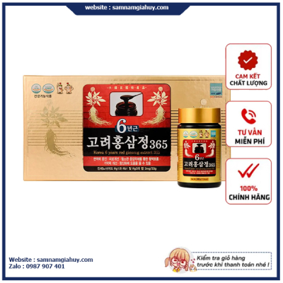 Cao Hồng Sâm 365 Hàn Quốc Hộp 240g x 4 lọ