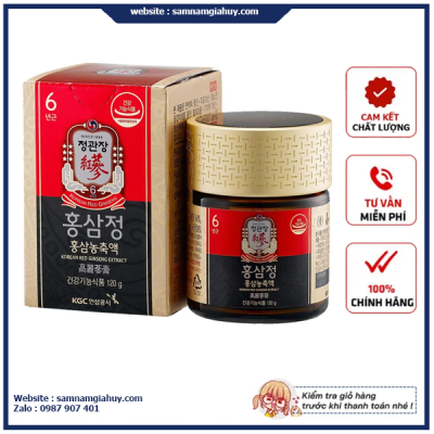 Cao Hồng Sâm Hàn Quốc Jung Kwan Jang Hộp 120g