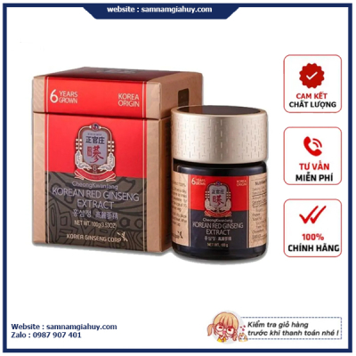 Cao Hồng Sâm Jung Kwan Jang Hàn Quốc Hộp 100g x 1 lọ