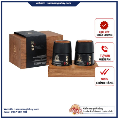 Cao Hồng Sâm Nhung Hươu Cheon Nok Jung Kwan Jang Hộp 2 lọ x 180g
