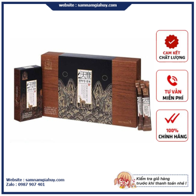 Cao Hồng Sâm Nhung Hươu Jung Kwan Jang pha sẵn – Hộp 30 gói x 10g