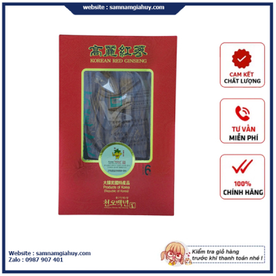 Hồng Sâm Củ Khô Insam Hàn Quốc Hộp giấy 300g