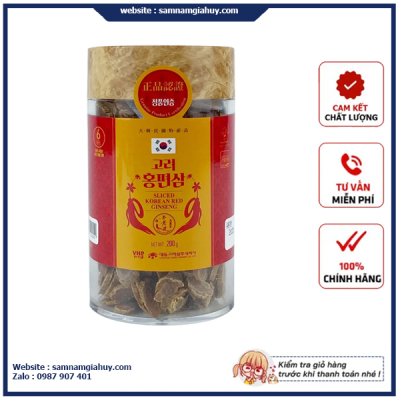 Hồng Sâm Lát Khô Daedong Hàn Quốc Lọ 200g