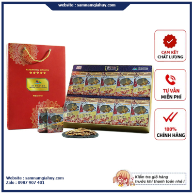 Hồng Sâm Lát Khô Daesan Hàn Quốc Hộp 10 gói x 12g