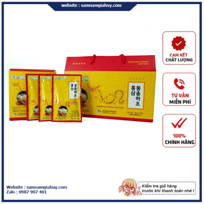 Nước Hồng Sâm Đông Trùng Hạ Thảo Daesan Hàn Quốc Hộp 70ml x 20 gói