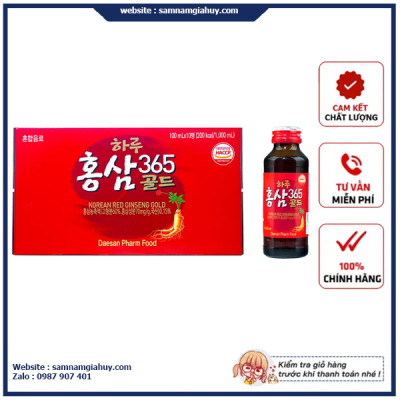 Nước Hồng Sâm Gold Daesan Hàn Quốc Hộp 10 chai x 100ml