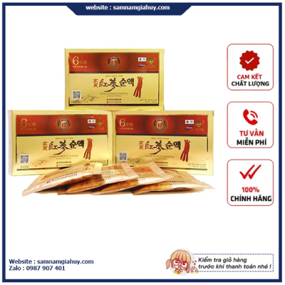 Nước Hồng Sâm Pocheon Hàn Quốc Hộp 30 gói x 80ml