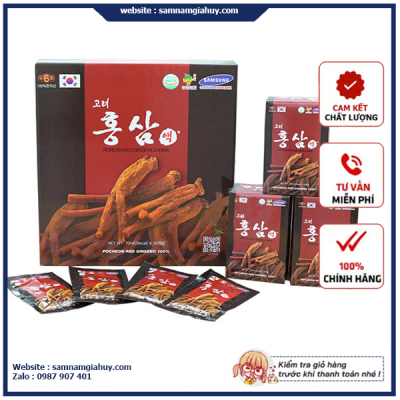 Nước Hồng Sâm Thuốc Bắc Pocheon Hàn Quốc 70ml x 30 gói