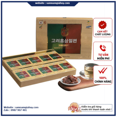 Sâm lát tẩm mật ong Daesan Hàn Quốc Hộp 10 gói x 20g