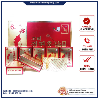 Sâm lát tẩm mật ong KGS 200g 6 năm tuổi nguyên chất