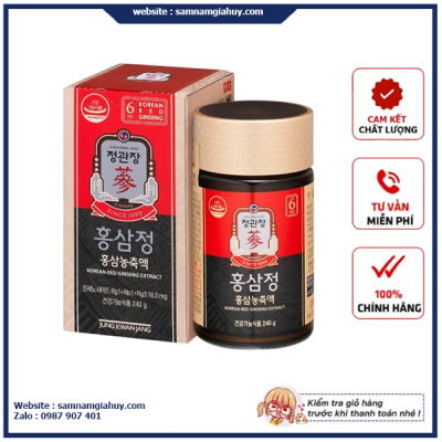 Tinh Chất Cao Hồng Sâm Jung Kwan Jang Hộp 240g nội địa Hàn Quốc