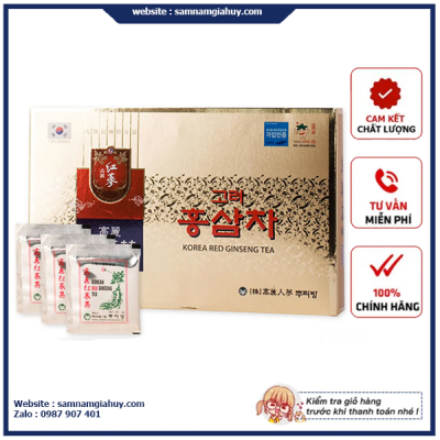 Trà Hồng Sâm Bulibang Hàn Quốc Hộp 100 gói x 3g