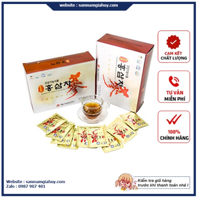 Trà Hồng Sâm Daedong Hàn Quốc Hộp 100 gói x 3g