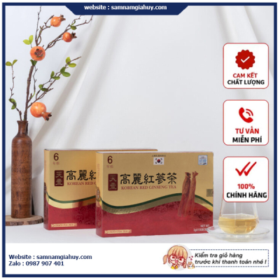 Trà hồng sâm Hàn Quốc cao cấp Dongwon 3g x 100 gói cân bằng đường huyết
