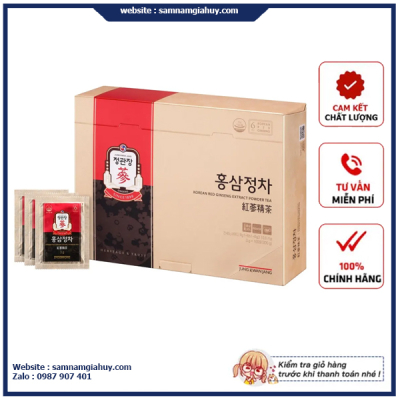 Trà Hồng Sâm Jung Kwan Jang Hàn Quốc Hộp 100 gói x 3g