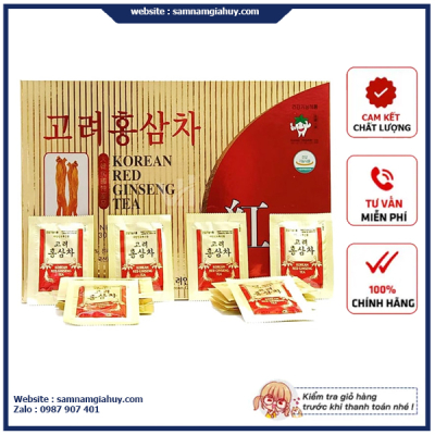 Trà Hồng Sâm KGS Hàn Quốc Hộp 100 gói x 3g