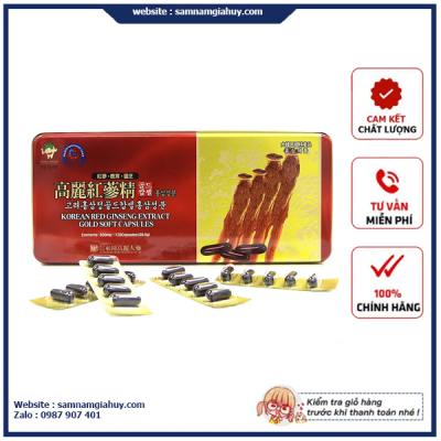 Viên Hồng Sâm Hàn Quốc Dongwon Hộp thiếc 120 viên