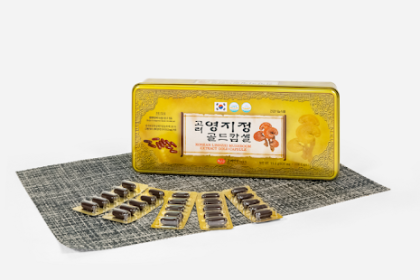 Hướng Dẫn Phân Biệt Viên Linh Chi Hàn Quốc KGS Hộp Thiếc Chính Hãng Và Hàng Giả