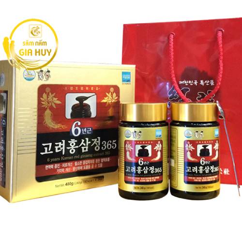 Cách sử dụng cao hồng sâm 365 bằng cách lấy lượng phù hợp và pha với nước ấm