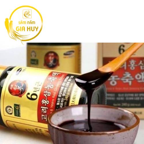 Cao hồng sâm 365 dạng cao cô đặc tiện lấy lượng sử dụng và pha cùng nước ấm