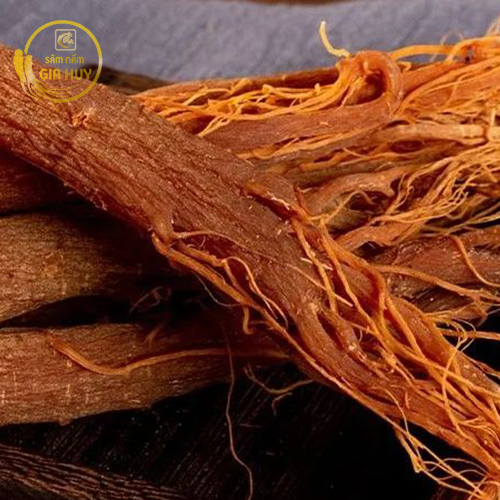 Hồng sâm sau quá trình hấp và sấy khô