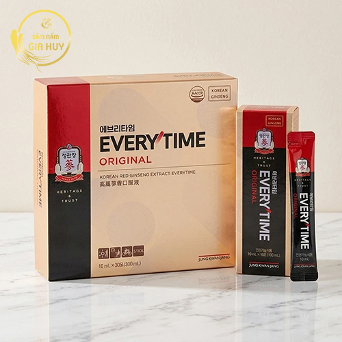 Hồng sâm Everytime dạng gói pha sẵn