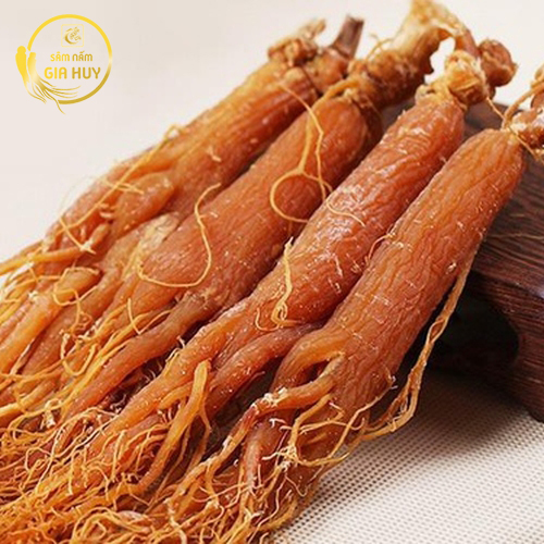 Hồng sâm là nhân sâm đã qua quá trình hấp và sấy khô.