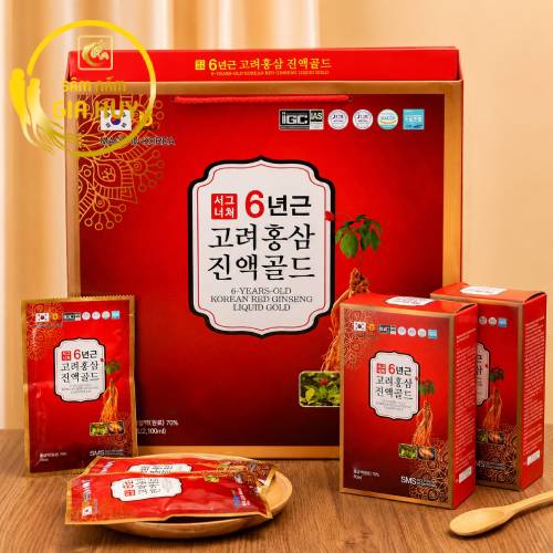 Thành phần trong hồng sâm 6 năm tuổi