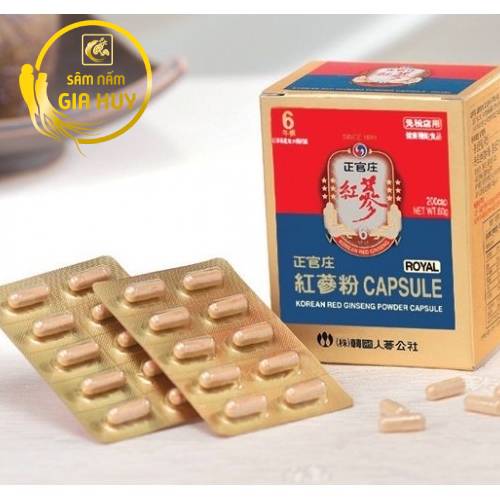 Viên hồng sâm dùng làm quà biếu - viên hồng sâm Hàn Quốc