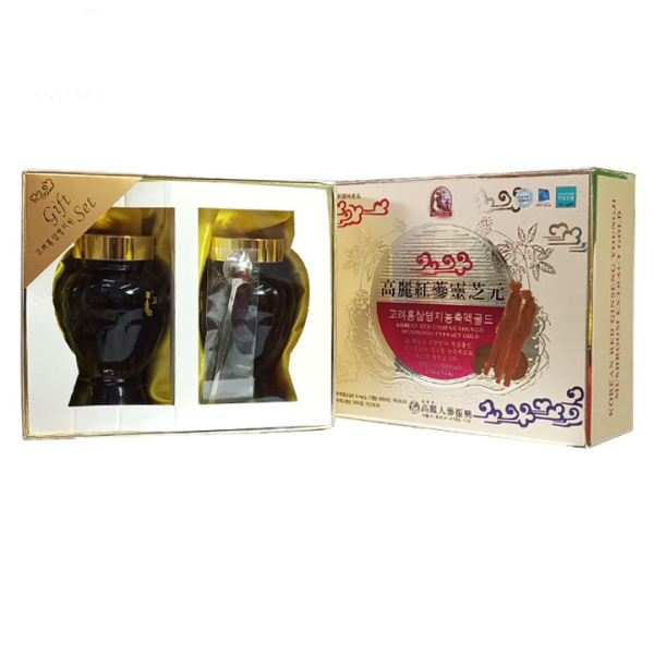 Cao hồng sâm linh chi hộp 600g (300g x 2lọ)