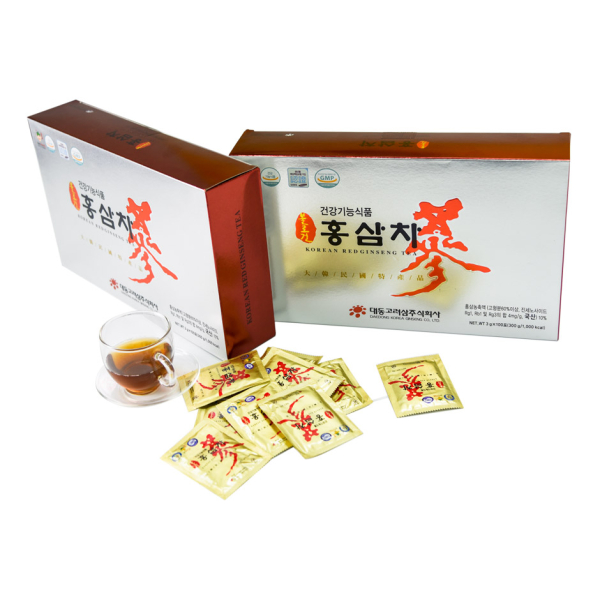 Trà hồng sâm Hàn Quốc 100 gói x 3g Daedong