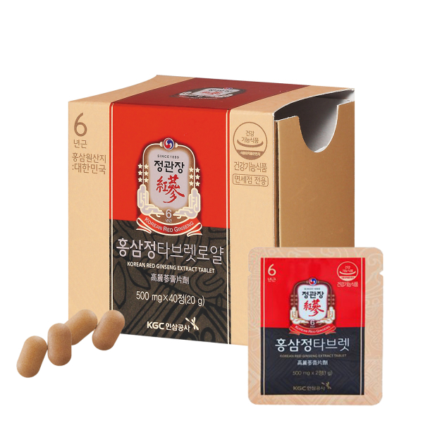 Viên hồng sâm KGC dạng nén hộp nhỏ 40 viên